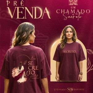 Pré venda Camisa Secreto cor bordô